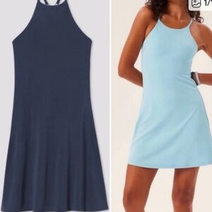 Girlfriend Collective Midnight Blue Activewear Dress